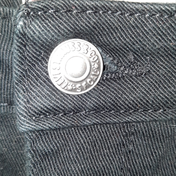 Levi's Strauss 710 Super Skinny Black Denim Jeans size 10 - Picture 11 of 13